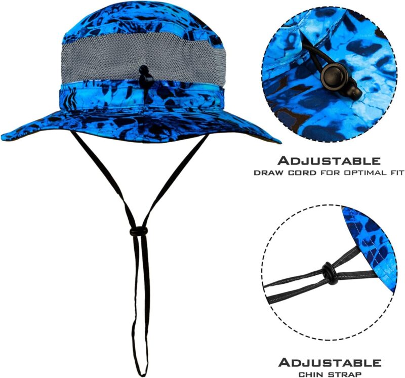 KastKing Sol Armis UPF 50 Boonie Hat - Sun Protection Hat, Fishing Hat, Beach & Hiking Hat, Paddling, Rowing, Kayaking Hat