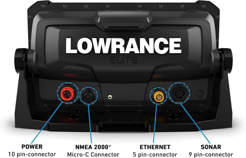 Lowrance Elite FS 9 Fish Finder with Active Imaging 3-in-1 Transducer, Preloaded C-MAP Contour+ Charts