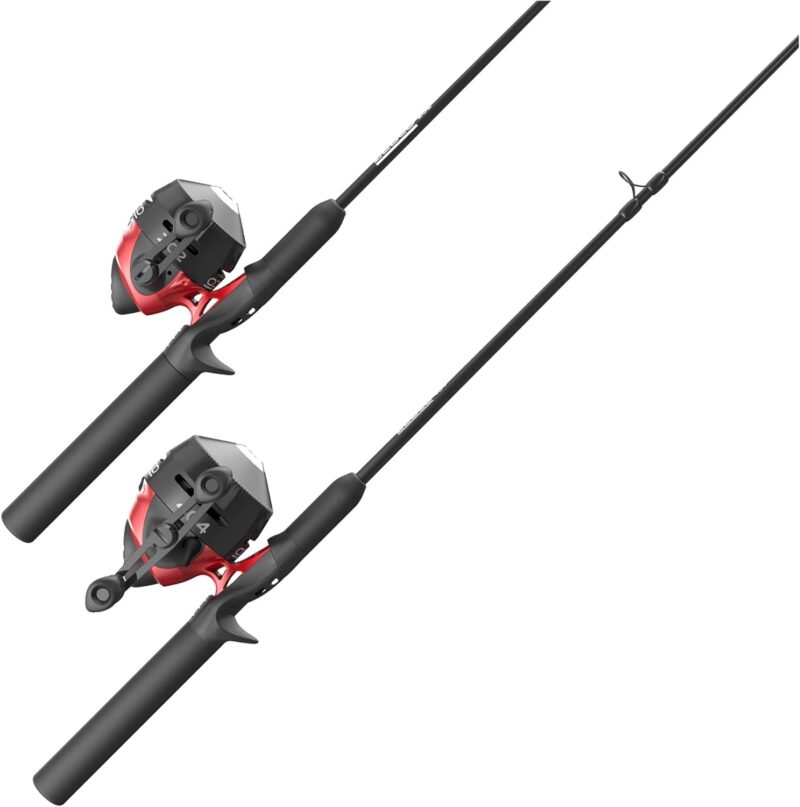 Zebco 202 & 404 Spincast Reels and Fishing Rod Combos (2-Pack)