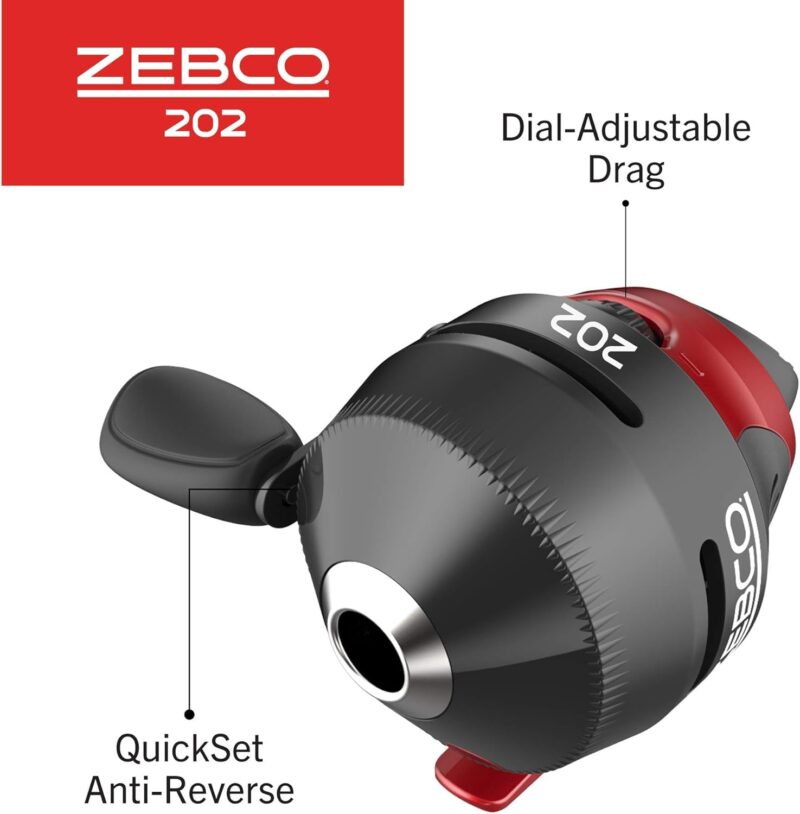 Zebco 202 & 404 Spincast Reels and Fishing Rod Combos (2-Pack)