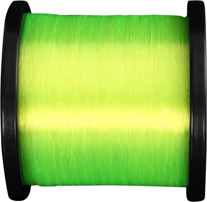 FORCE Monofilament Fishing Line, Strong Abrasion Resistant Mono Line, Lower Memory Extruded Nylon Monofilament Line for Freshwater Saltwater 2/6/8/10/15/20/25/35/50/80/100LB