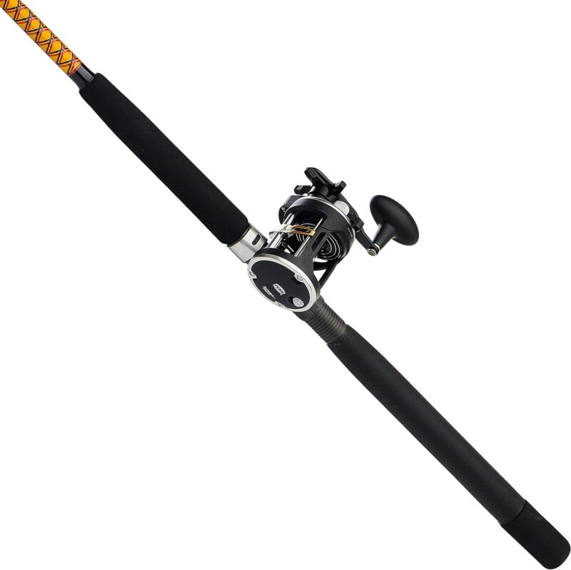 Ugly Stik Bigwater Casting Fishing Rod & Penn Rival Level Wind Conventional Reel Combo